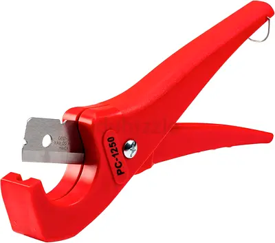RIDGID 23488 Model PC-1250 Single Stroke Plastic Pipe and Tubing Cutter, 1/8-Inch to 1-5/8-Inch Capa