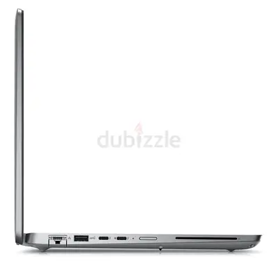 Sleek Silver Business Laptop with Multiple Ports