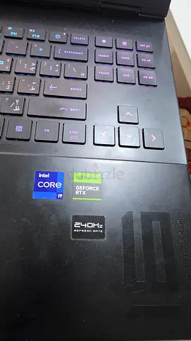 Used Gaming Laptop with RGB Keyboard, Intel Core i9  NVIDIA GTX4070 (Good Condition)