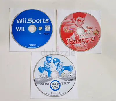 Nintendo Wii 3 games collection (PAL)
