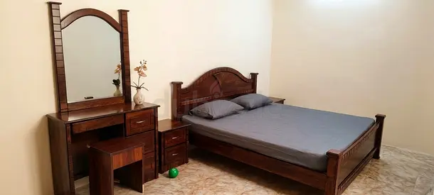 Solid Wood Queen Bed with Dresser and Nightstand - Dark Brown Set