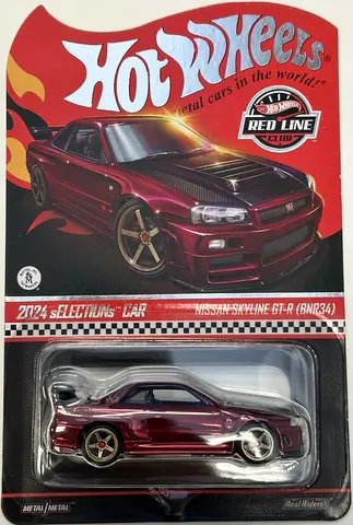 Hot Wheels Red Line Club 2024 Nissan Skyline GT-R (BNR34) - New In Package