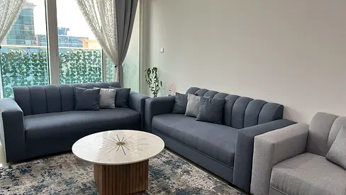 SOFA+DINNING TABLE, GOOD CONDITIONS