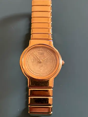 Gold-tone Citizen Quartz Womens Watch - Slim Elegant Design