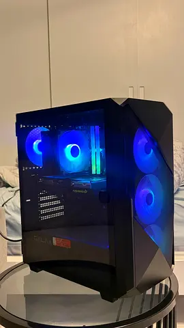Custom Gaming Desktop PC with GeForce RTX GPU and RGB Cooling