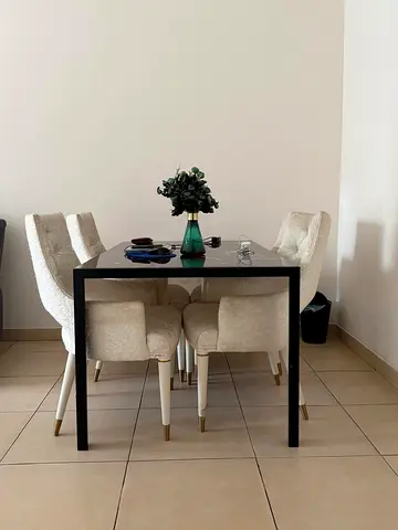 Dining table with chair