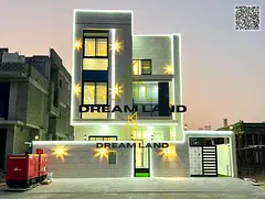 Villa for sale in Ajman. The first resident to own a freestyle super deluxe finish and no annual fee