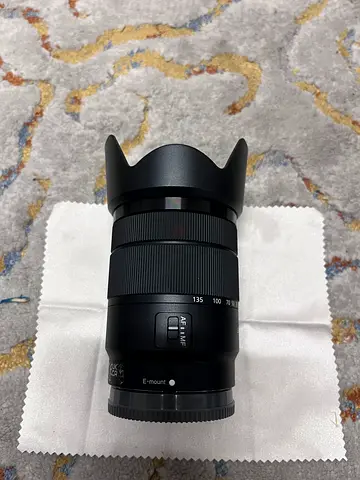 Sony lens 18-135mm completely new only been used few times on travel reason for sell upgraded to gm