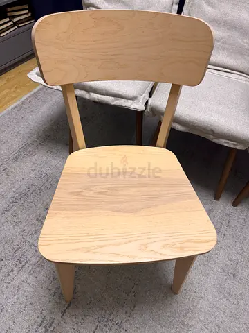 Light Wood Dining Chair - Minimalist Design, Good Condition