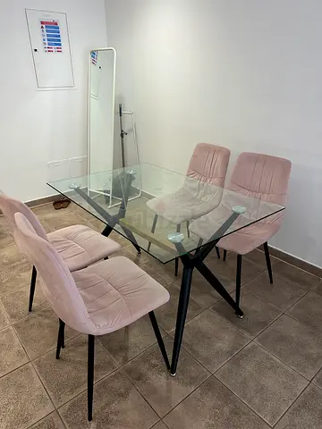 Glass Dining table