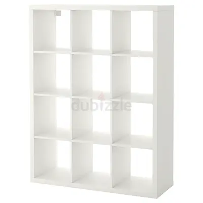 URGENT KALLAX Shelving unit, white, 112x147 cm