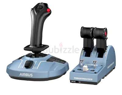PC Thrustmaster Airbus Flight Stick + Throttle (Joystick Throttle Set) - Good Condition