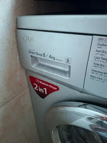 LG 2-in-1 Washer Dryer Front Load 8kg Wash / 4kg Dry