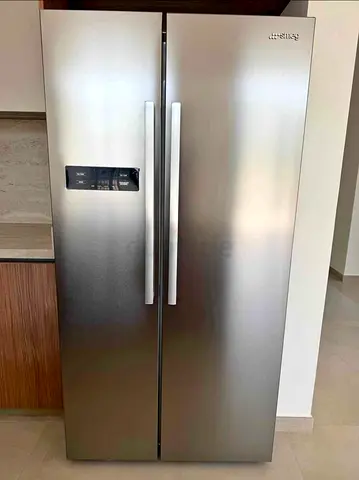 Smeg Side-by-Side Stainless Steel Refrigerator Latest model Almost New