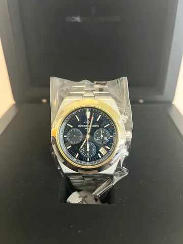 Vacheron Constantin Overseas Chronograph Stainless Steel Watch - Blue dial