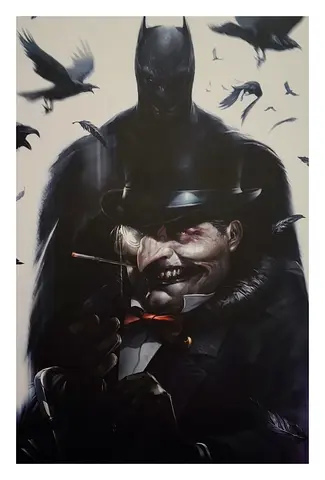 Batman Penguin Framed Poster
