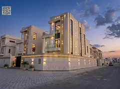 Own your luxury villa in Ajman, two floors and a roof, including registration fees, with modern desi