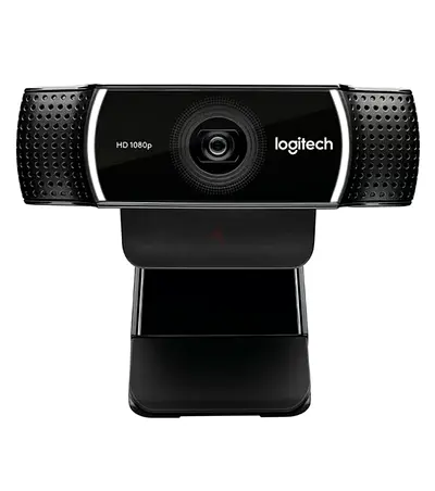 C922 Pro Stream Webcam, HD 1080p/30fps or HD 720p/60fps Hyperfast Streaming, Stereo Audio, HD Light