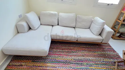 West elm Newport lshape sofa feather filled