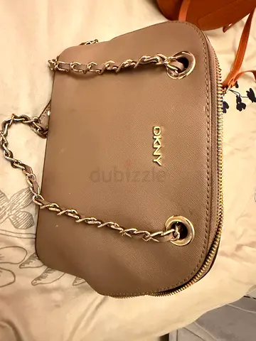 DKNY Saffiano Leather Dome Crossbody Bag