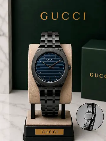 Gucci mens watch with box