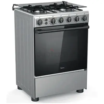 Midea Stainless Steel 4-Burner Gas Cooker with Oven - Exellent Condition
