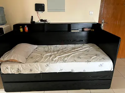 Twin size bed with mattress for sale