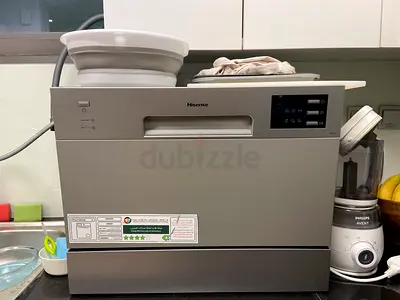 Hisense 6 place settings countertop dishwasher, H6DSS