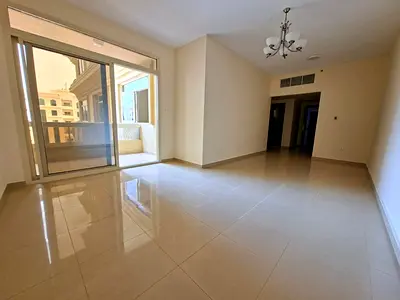 Spacious 2bhk apartment with baloney with parking free 3 bat in new Muwailah