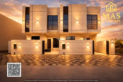 🏡 فيلا فاخرة للبيع في الياسمين – عجمان | أرضي + أول + روف | تكييف مركزي | شامل رسوم التسجيل