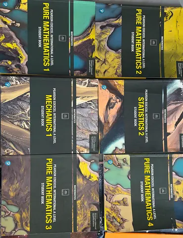 Pearson Edexcel International A Level Pure Mathematics,Mechanics and Statistics study pack
