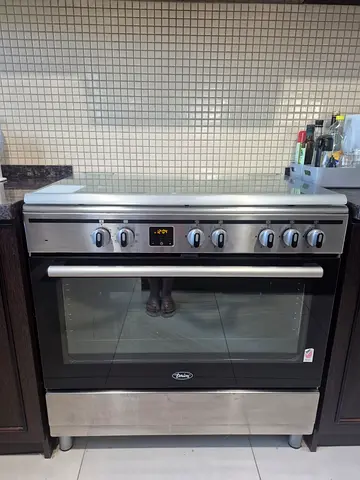5 Burner Stainless Steel Gas Cooker