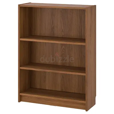URGENT BILLY Bookcase, brown walnut effect, 80x28x106 cm