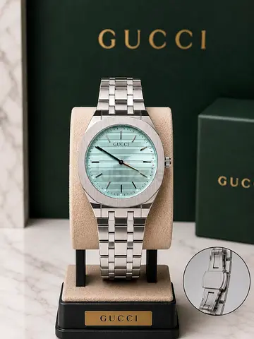 Gucci mens watch with box