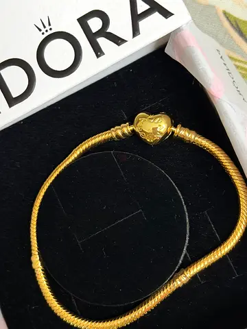 Pandora 14k Gold plated bracelet