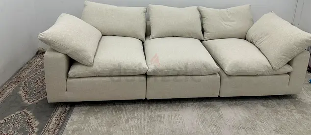 Feather 🪶 filled modular cloud sofa