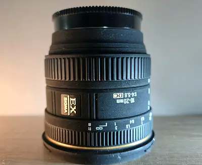 SIGMA EX 10 - 20mm  1:4-5.6 DC  Wide Angle Lens - Sony A/Minolta Mount
