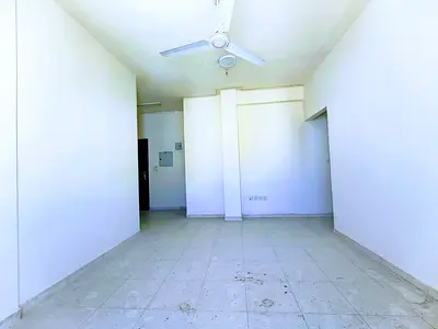 Spacious 1BHK flat for family only with deposit only cheque close to road , easy exit to dubai