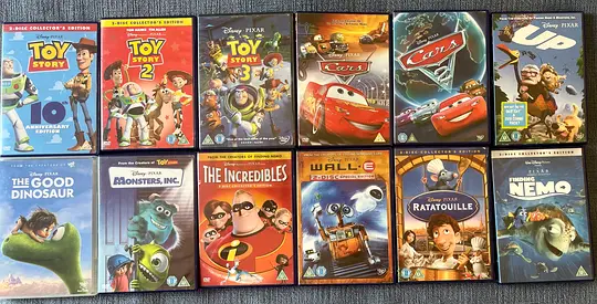 Disney Pixar Complete 12-Movie DVD Collection (Includes Collectors Editions)