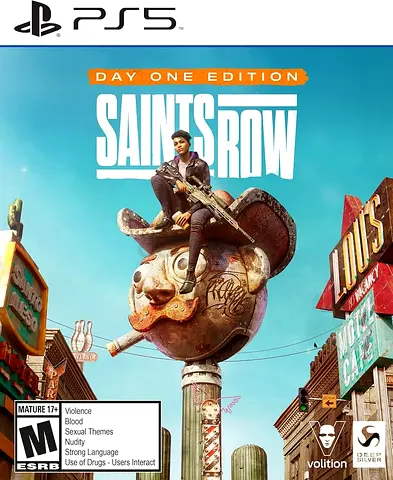 Saints Row Day One Edition PS5 Game Disc