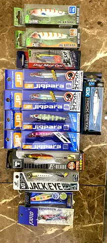 Fishing Jigs 40g (Major Craft, DUO, Jackall, Hyabusa, Fjord, Littma) for sale