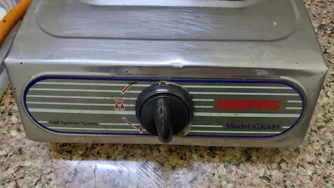 Geepas Single Burner Gas Stove (Model GK681) - Used