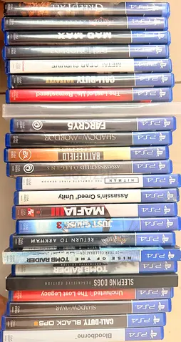 Bundle of PlayStation 4 games – 20+ titles, Tomb Raider - 75/85
Batman - 75
Just Cause 3 - 65