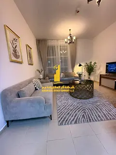 Beautiful furnished one-bedroom apartment with new furniture for monthly rent in Ajman - Al Nuaimiya