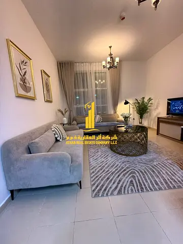 Beautiful furnished one-bedroom apartment with new furniture for monthly rent in Ajman - Al Nuaimiya 3 - City Tower