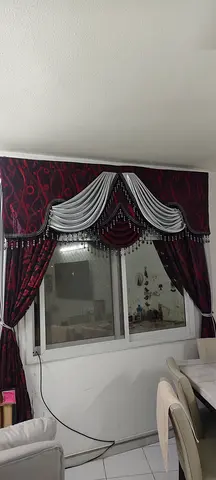 Blackout curtains with sheer curtain set