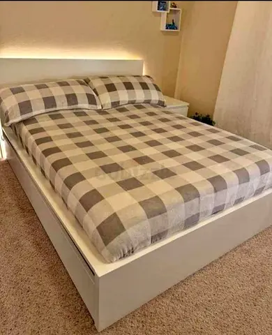 Ikea King size bed with mattress available in perfect condition