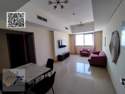 🏡 للإيجار السنوي غرفة وصالة مفروشة بالكامل في برج النعيمية 1 | بسعر مميز 34,000 درهم فقط