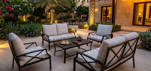 Crosely Elegant Outdoor Furniture Set Danube Home