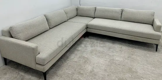 Still brand new west elm corner sofa